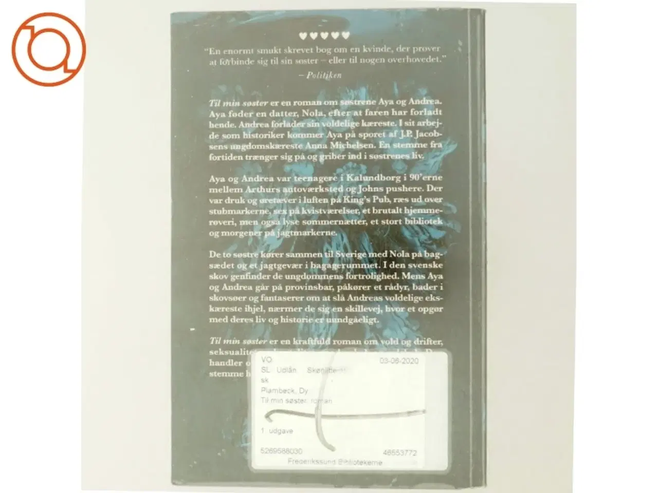 Billede 3 - Til min søster af Dy Plambeck (Bog) fra Gyldendal