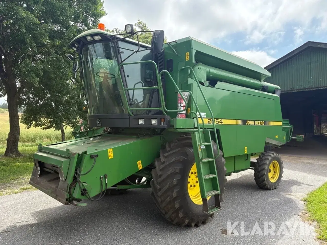 Billede 2 - Mejetærsker John Deere 2054 med skærbord og skærbordsvogn