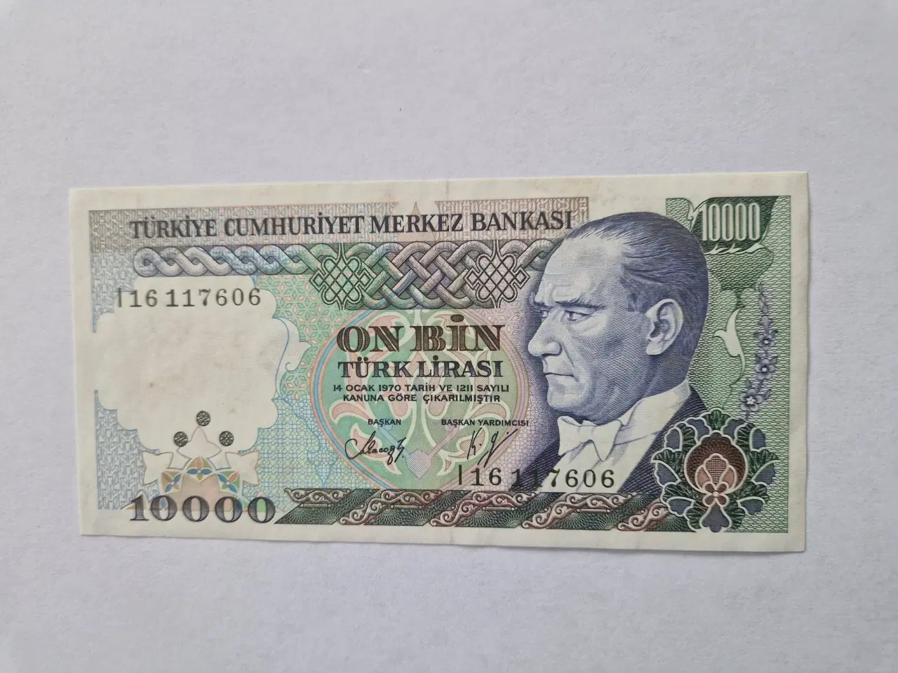 Billede 1 - 10000 Lira 1970 Turkey