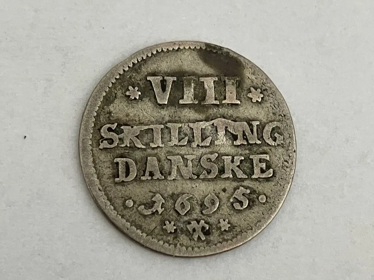 Billede 1 - 8 Skilling 1695 Glückstadt