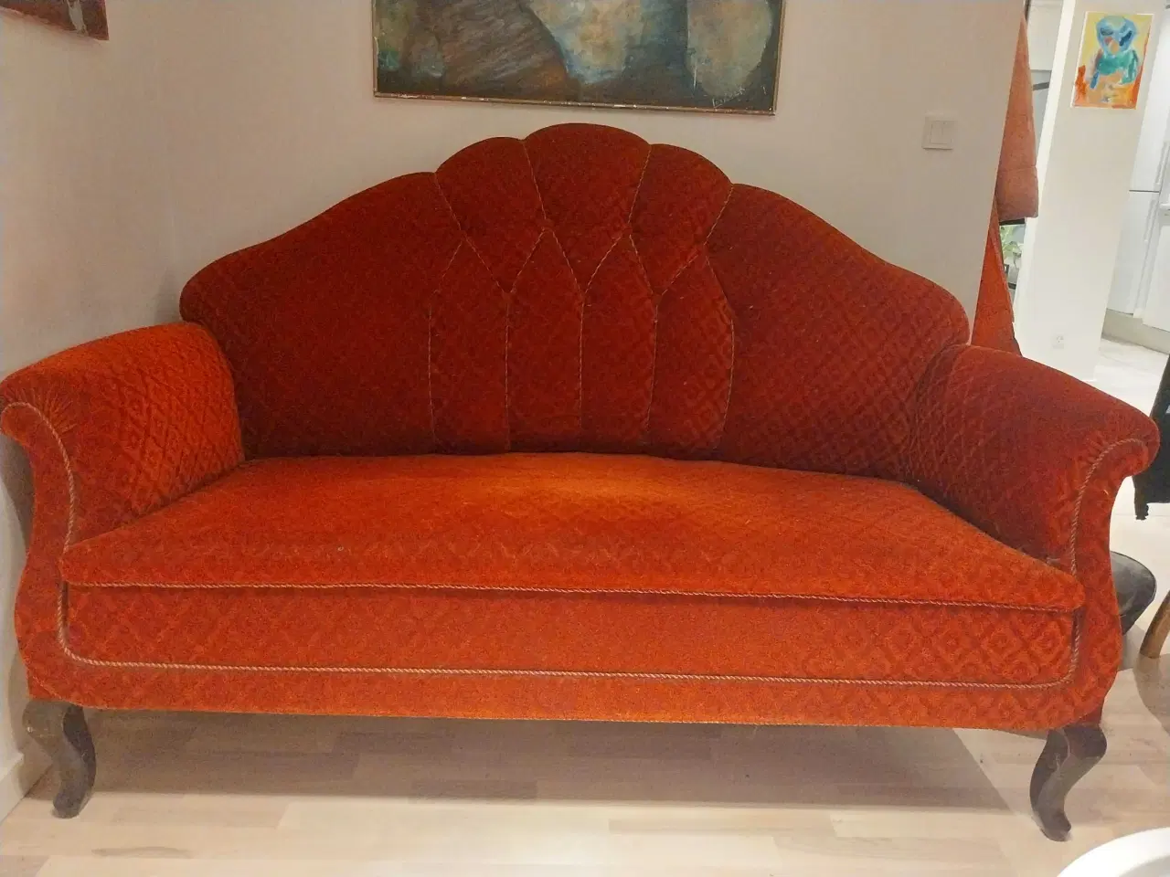 Billede 1 - Antik sofa med gratis rokokostole