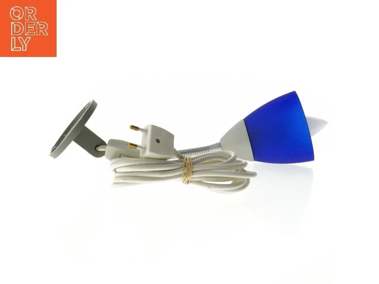 Billede 3 - Væglampe med blå skærm (str. 43 cm)