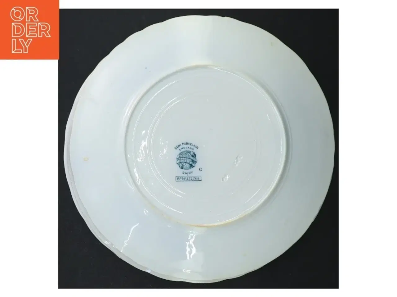 Billede 2 - Blå og hvid porcelænstallerkener (str. Ø. 22,5 cm)