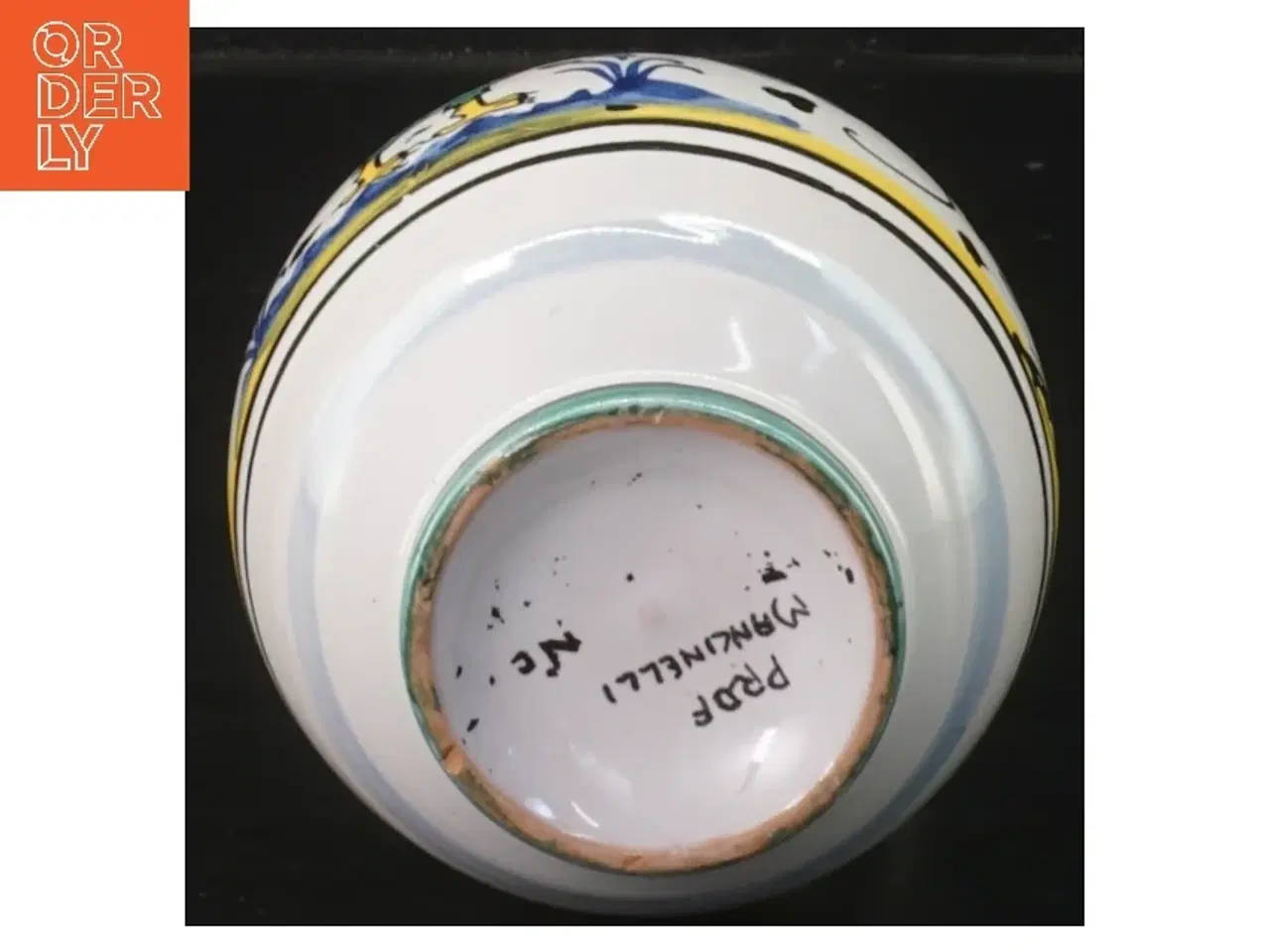 Billede 2 - Dekorativ keramisk kande med låg (str. 14 cm)