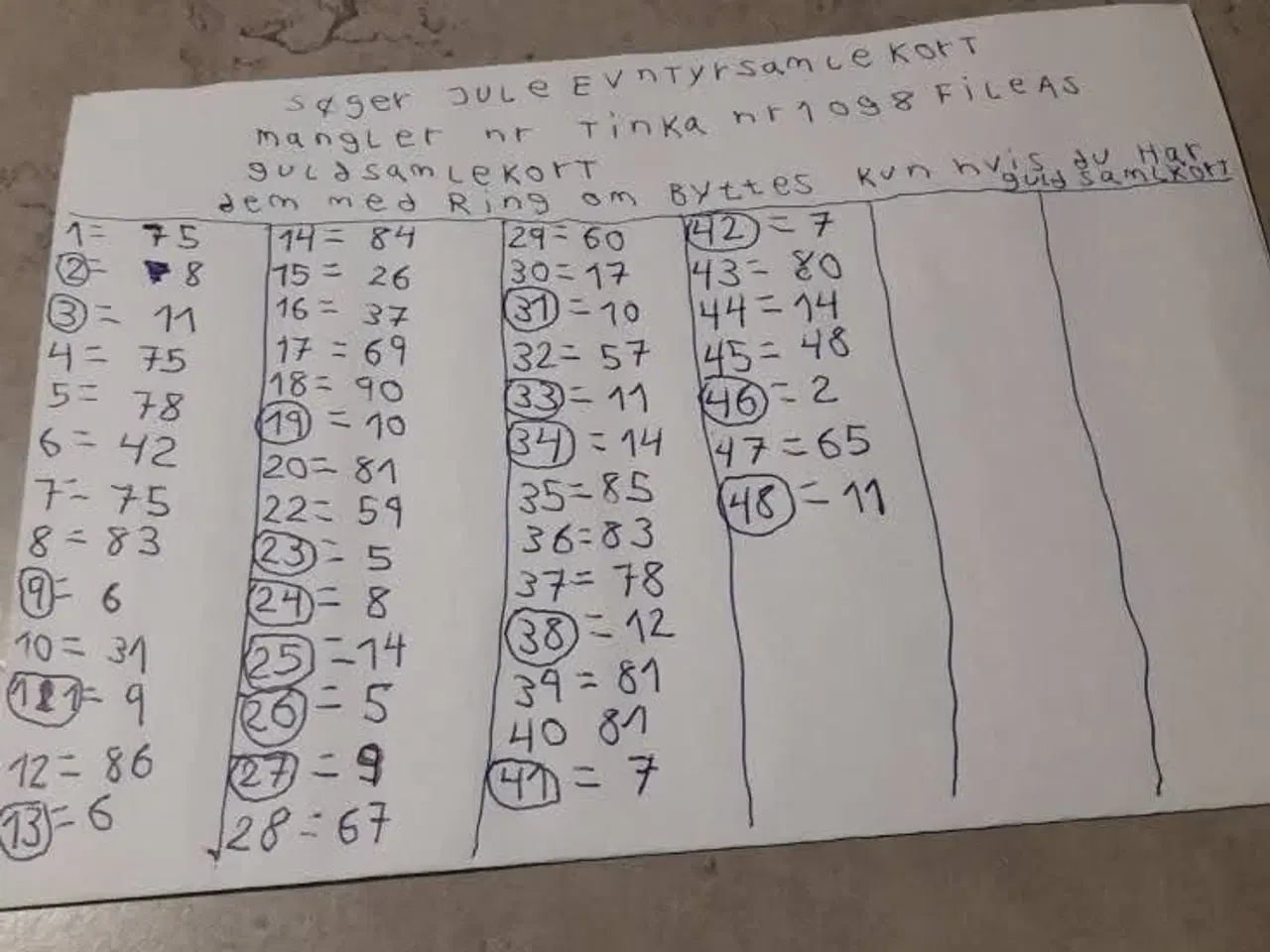 Billede 5 - Tinka jule evntyr samlekort  og klistermærker 