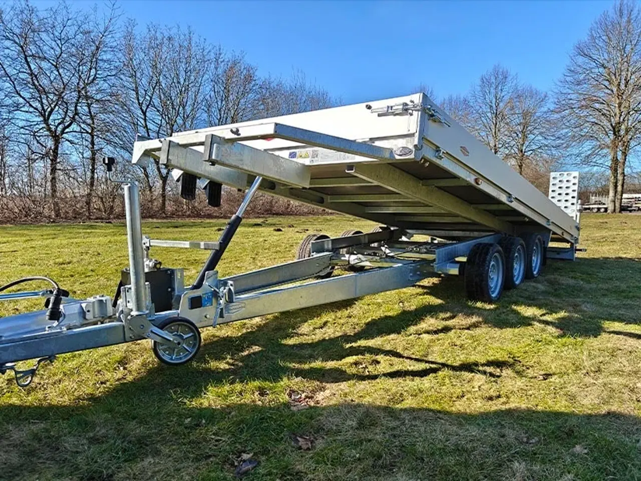 Billede 7 - Böckmann Maskintrailer - tip - Alu bund - LED baglygter