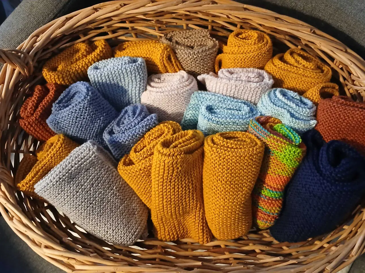 Billede 1 - Hjemmestrikket karklude stk pris