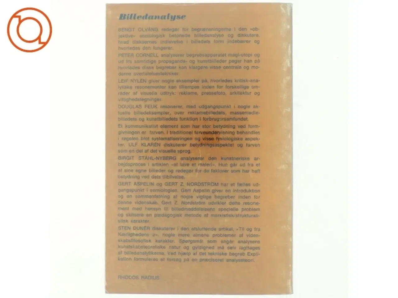Billede 3 - Billedanalyse af Gert Aspelin m.fl. (Bog)