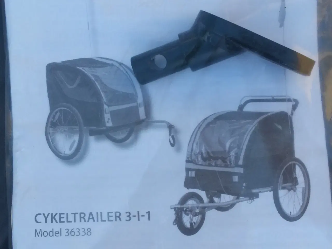 Billede 5 - Cykelanhænger til 2 børn