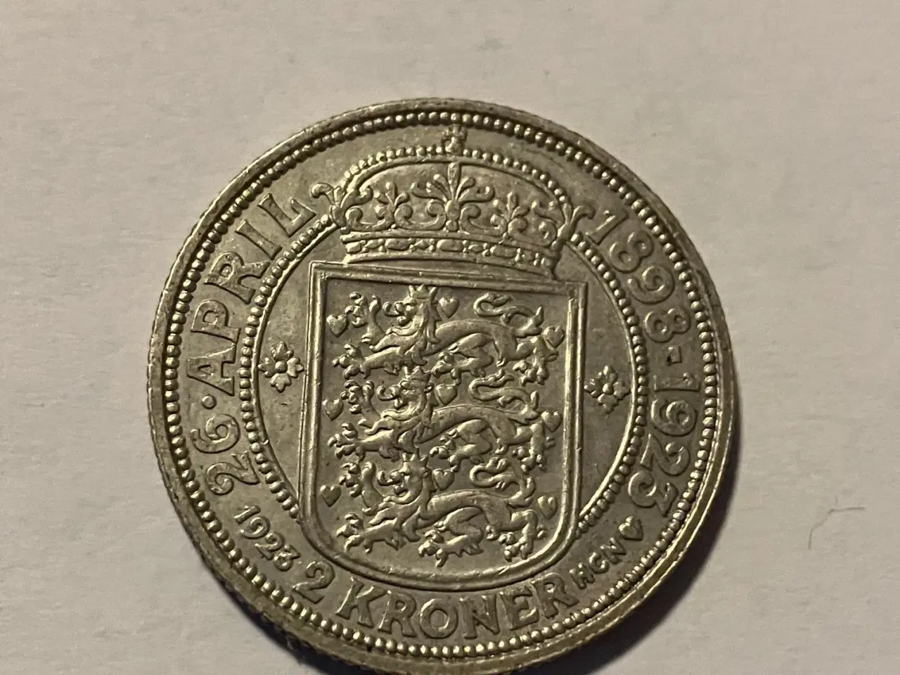 Billede 1 - 2 Kroner 1923 - Pæn