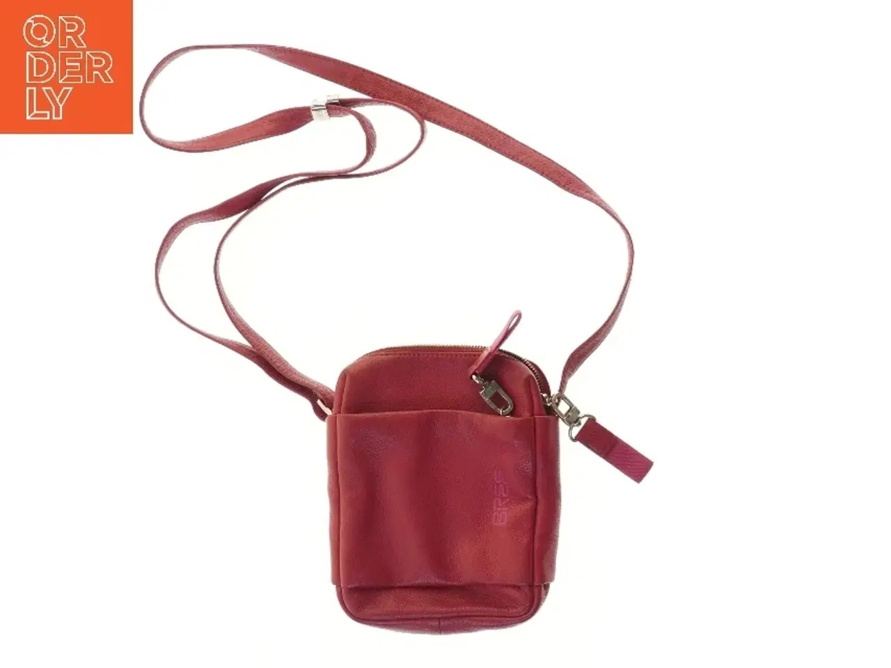 Billede 1 - Rød skuldertaske (str. 21x4x16 cm)