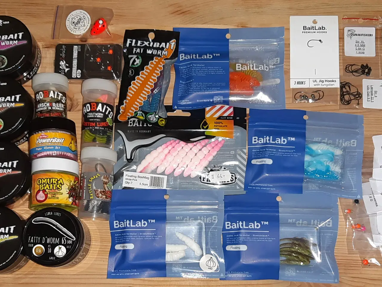 Billede 1 - Grej til Put&Take fiskeri med gummidyr (Jig). Nyt.