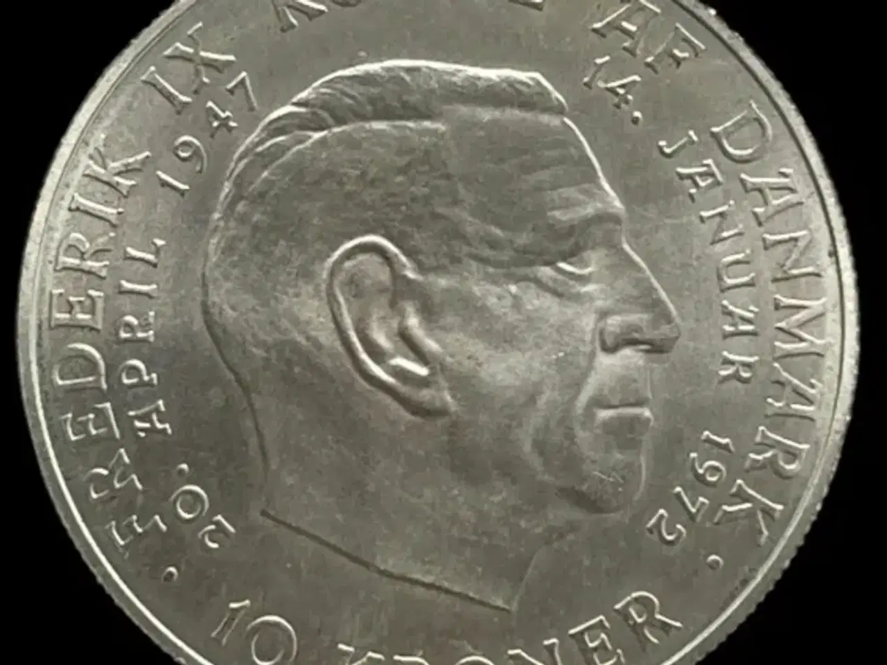Billede 2 - Danmark 10 Kroner 1972 – Margrethe II