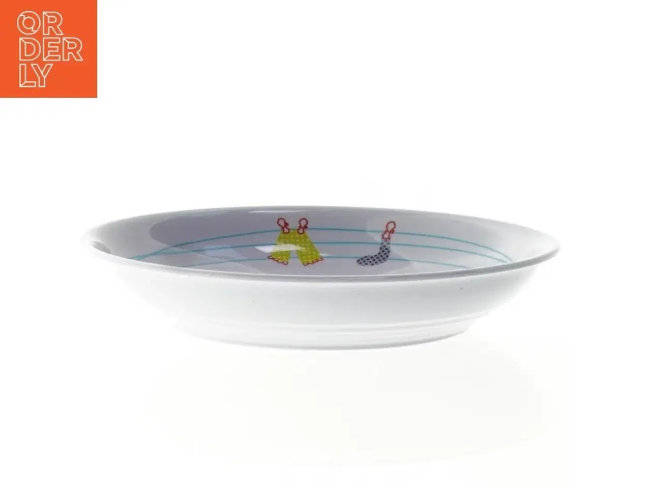 Billede 1 - Barnetallerken med dyremotiv (str. 19 x 3 cm)