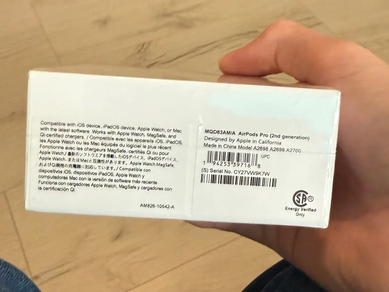 Billede 2 - AirPods Pro 2 uåbnet helt nye med kvittering
