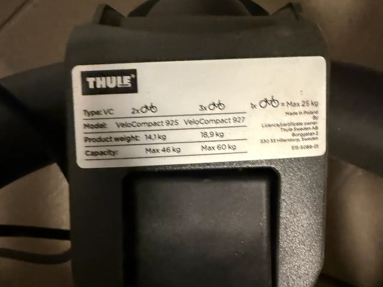 Billede 3 - Thule  Velocompact 925