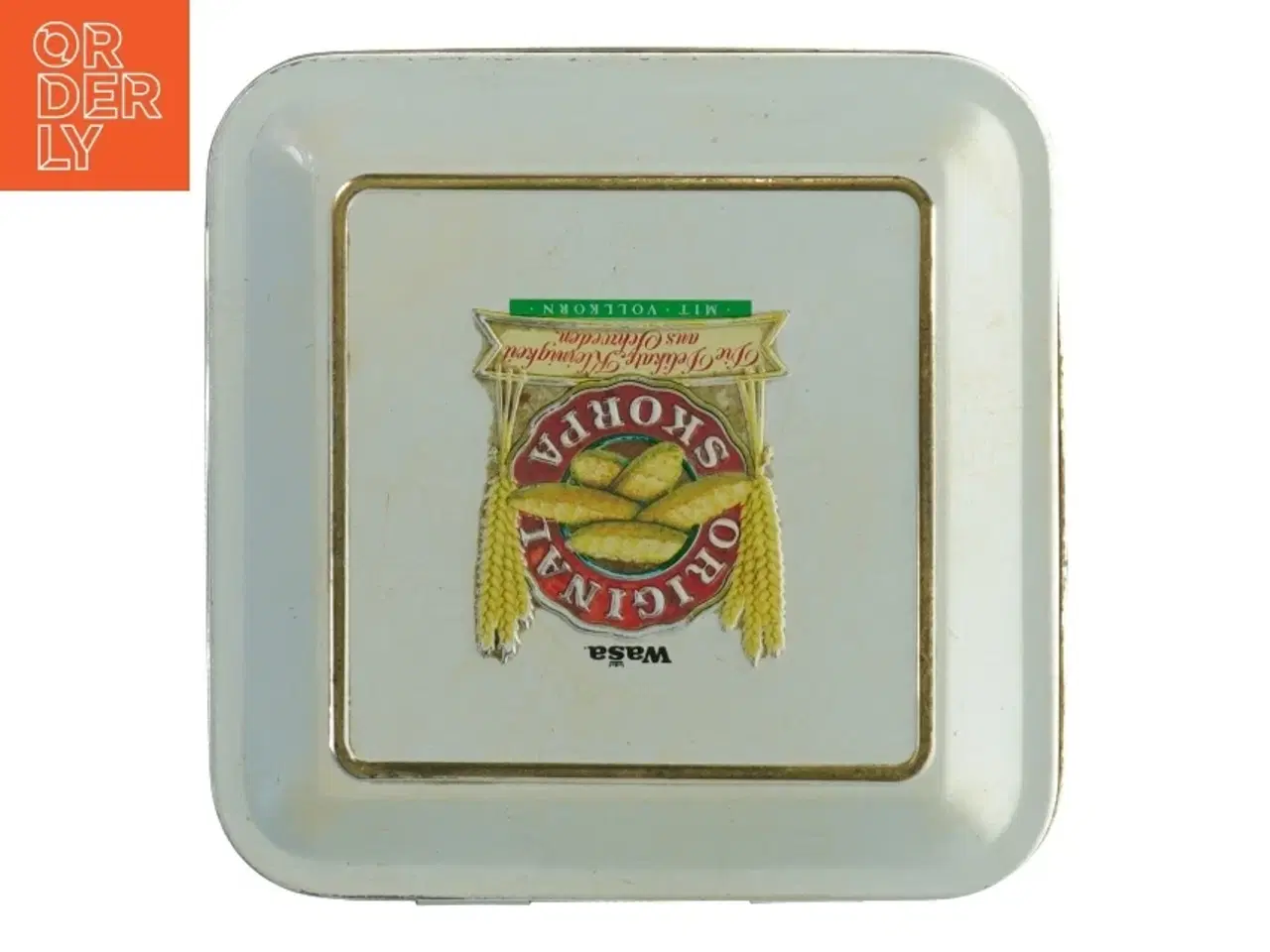 Billede 5 - Wasa Original Skorpa metalkasse fra Wasa (str. H. 17 cm. 14 x 14 cm)