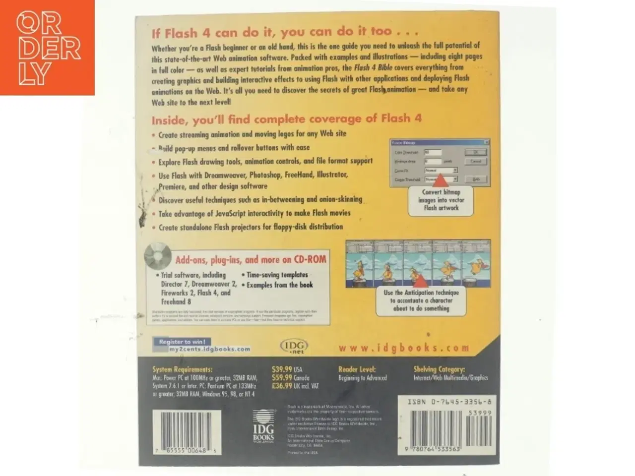 Billede 3 - Flash 4 bible (Bog)