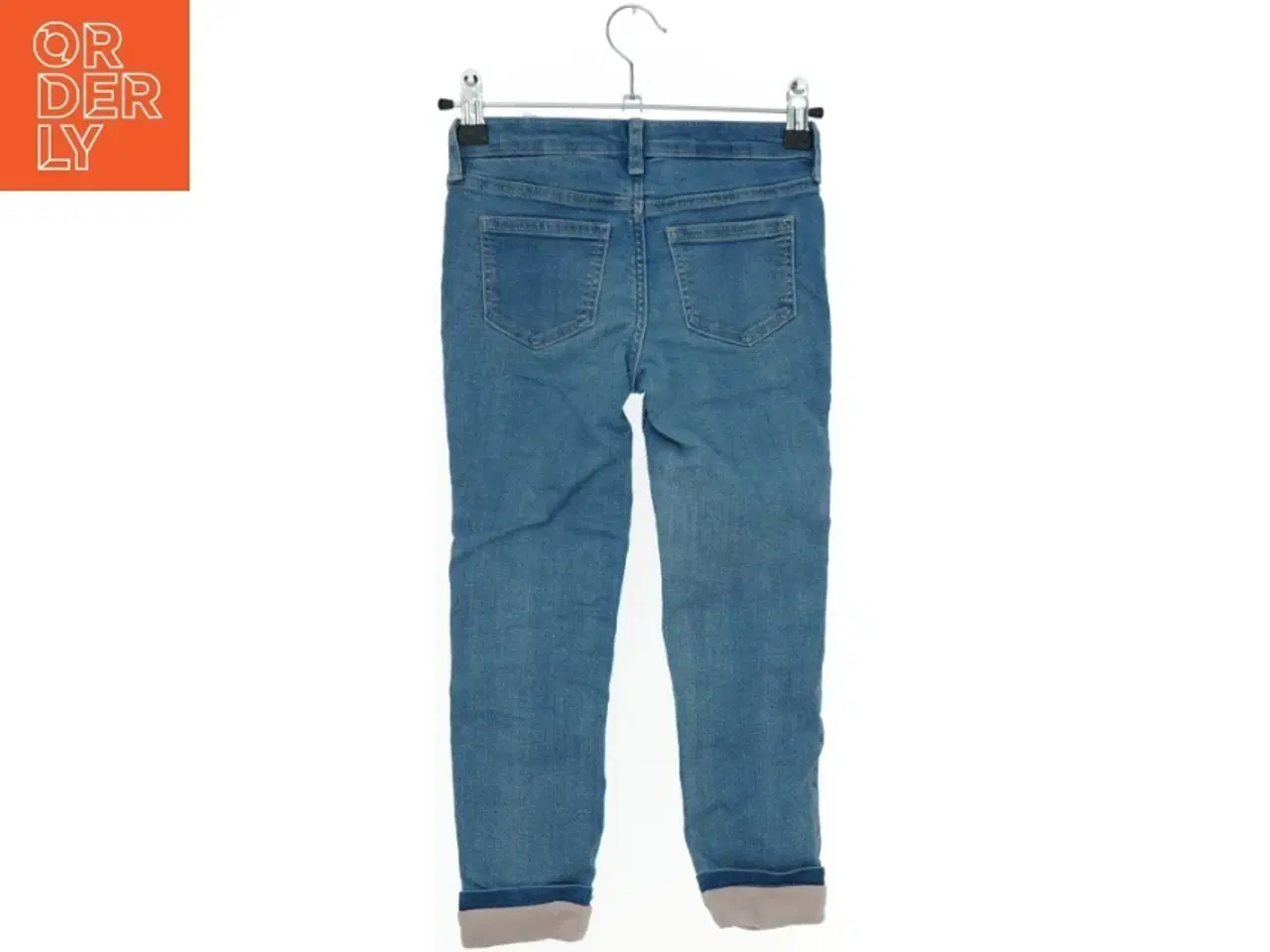 Billede 2 - Lined jeans i mellemblå farve fra H&M (str. 116)