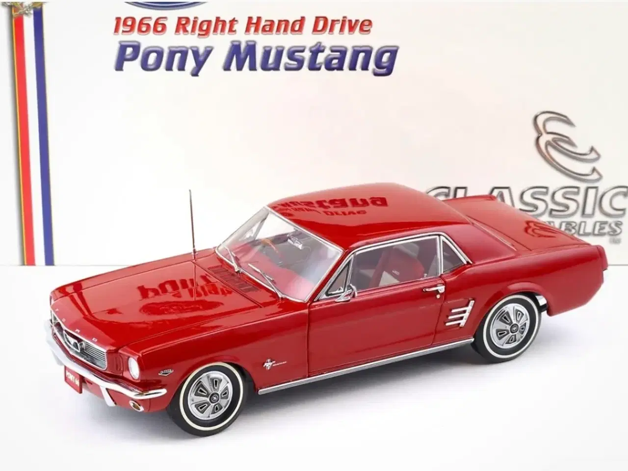 Billede 1 - 1:18 Ford Mustang RHD Coupe 1966