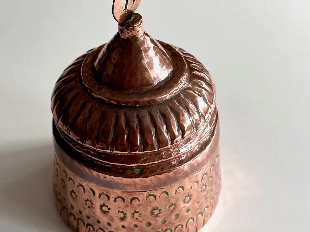 Billede 2 - Kobber lågkrukke