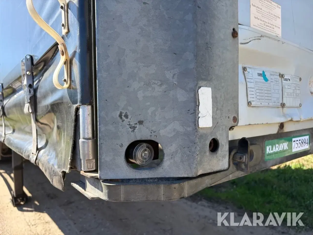 Billede 10 - Gardin trailer med bagmonteret truck Schmitz