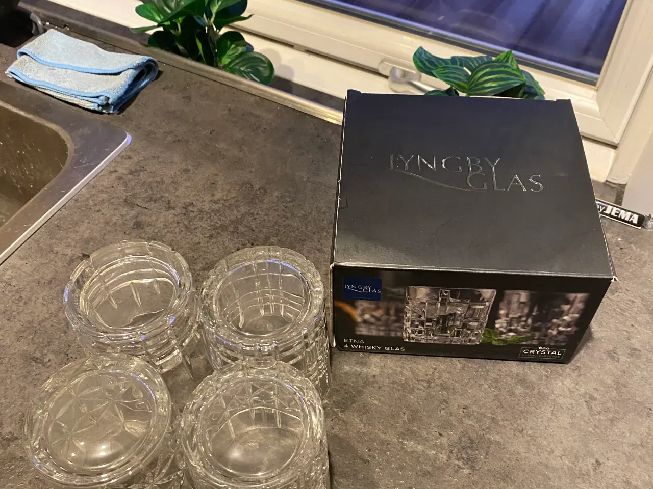 Billede 1 - 4 Lyngby crystal whiskey glas sælges. 