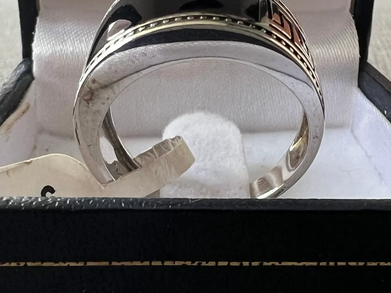 Billede 6 - Sølv ring med sort sten