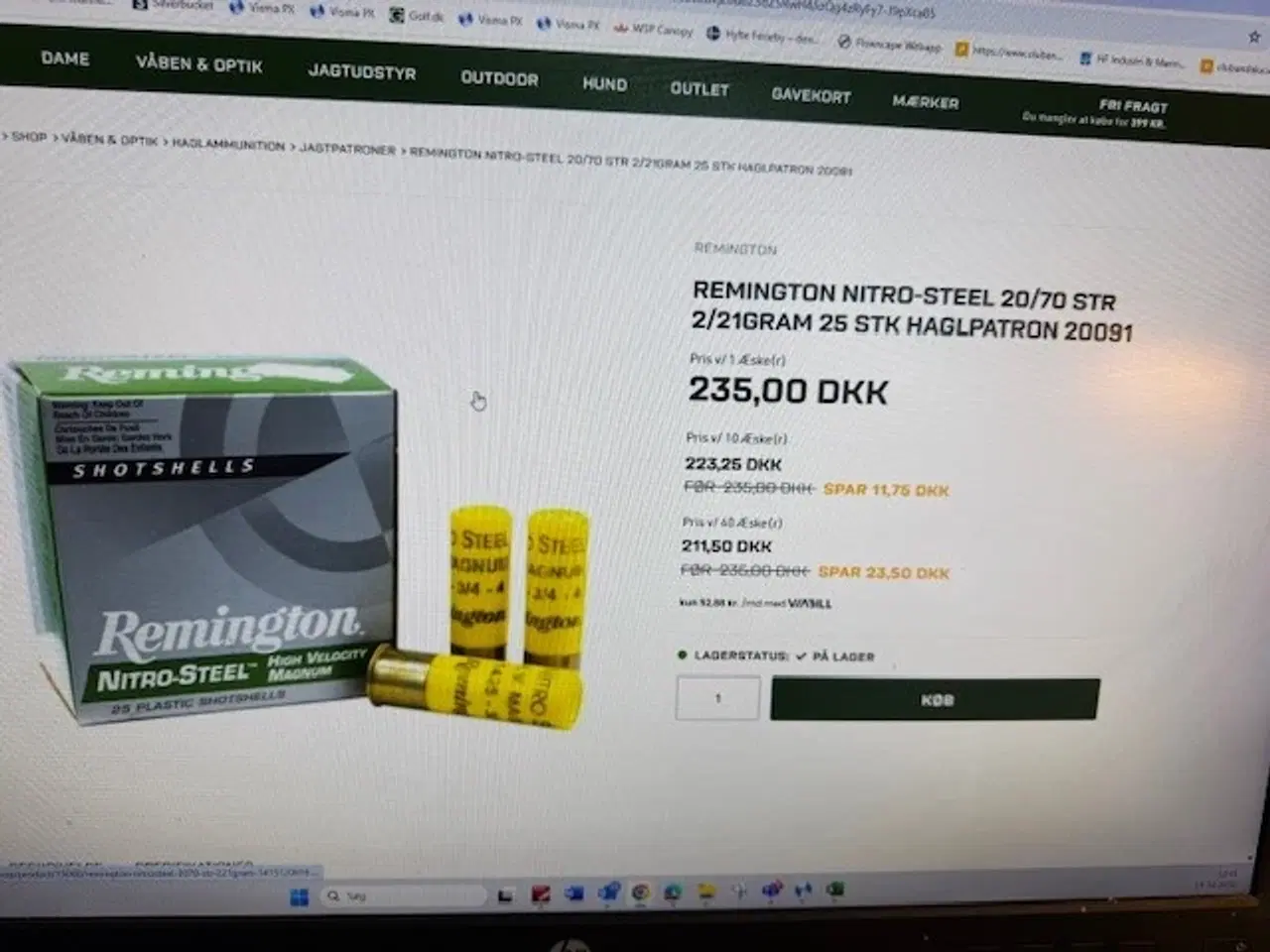 Billede 3 - Haglpatroner Remington Nitro magnum 46 g 12/76 128