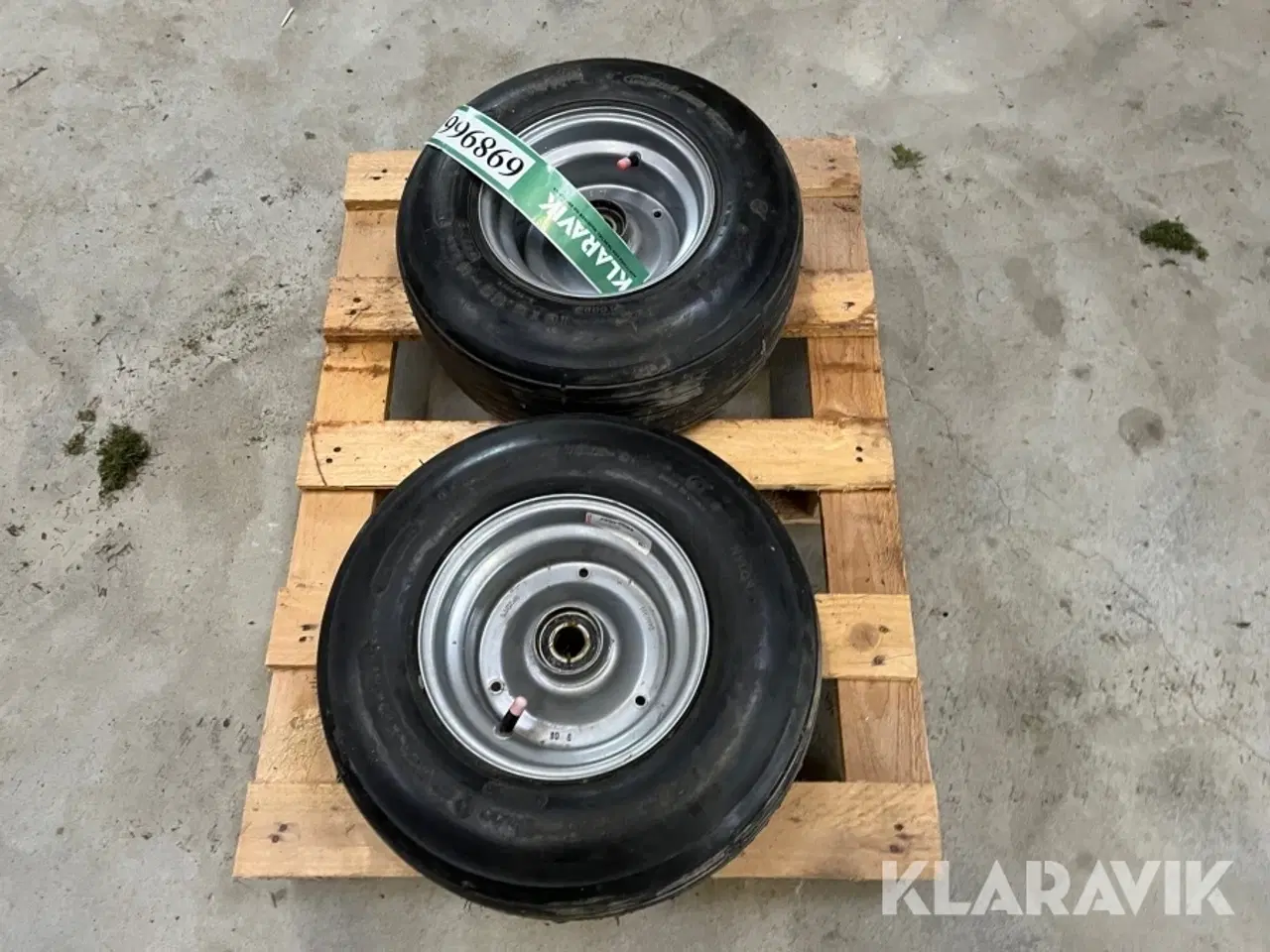 Billede 2 - Hjul til høvender 4 styk