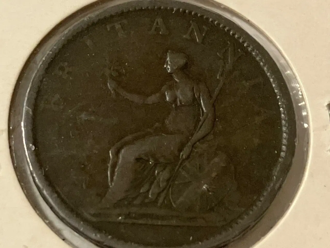 Billede 2 - 1 Penny England 1806 - Bad condition