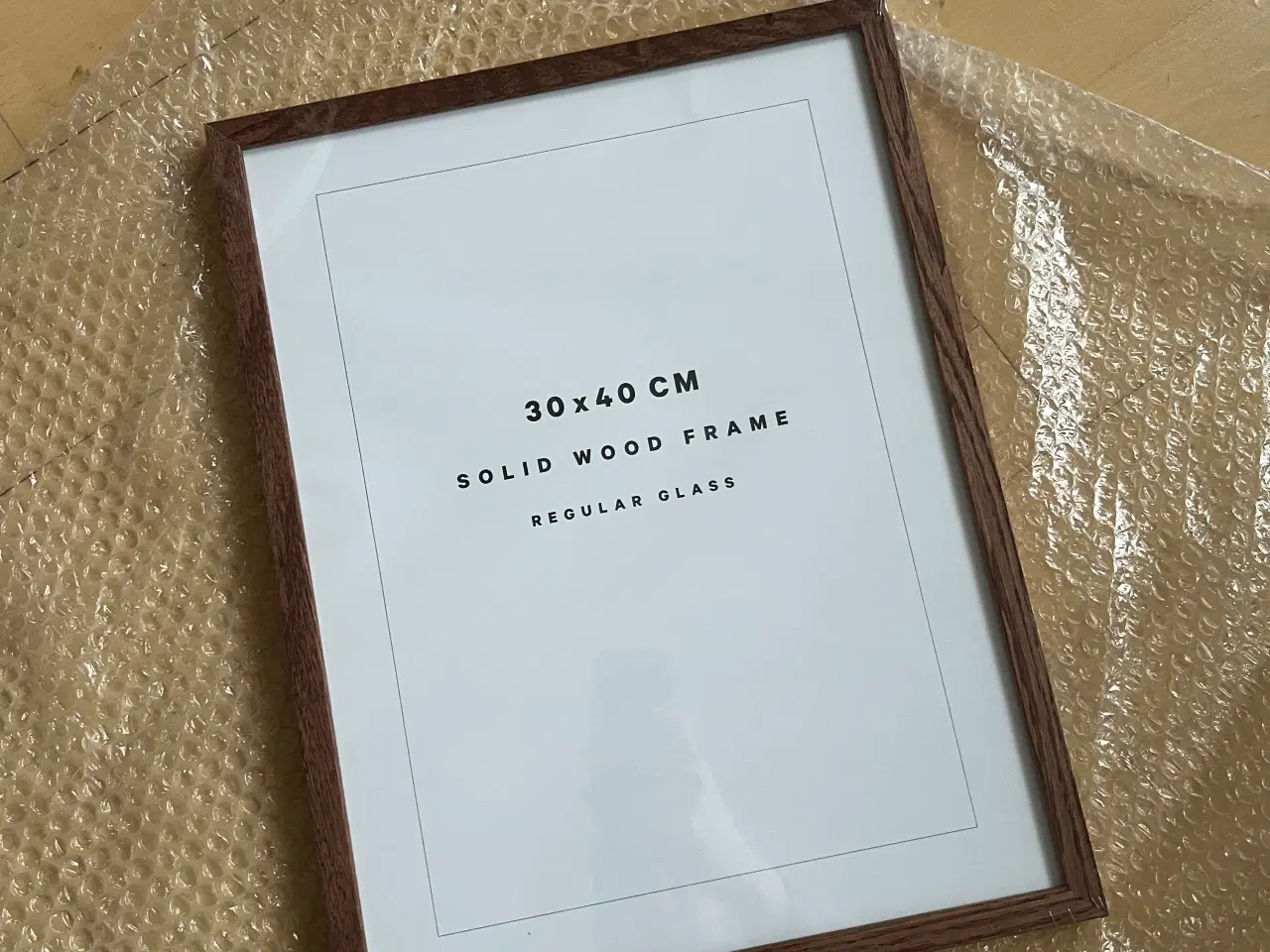 Billede 1 - Egetræsramme MørkNatur 30x40cm
