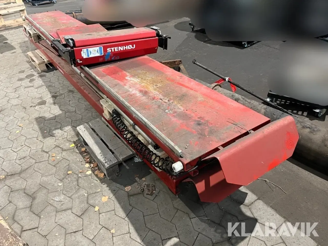 Billede 2 - Overdel/køreplader til Tosøjlelift Stenhøj - 4000kg