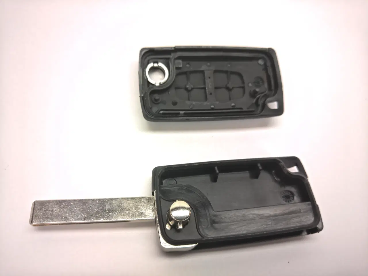 Billede 2 - Nøgle Reparationssæt til flipnøgle med to knapper uden batteri holder - Citroen og Peugeot