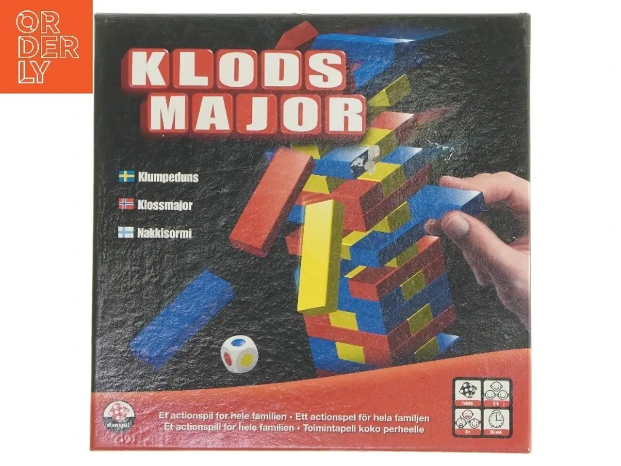 Billede 1 - Klodsmajor spil fra Danspil (str. 27x27 cm)