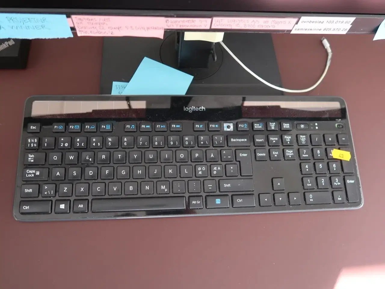 Billede 2 - Computerskærm mlfg. Tastur & mus THINKVISION/LENOVO Model: T27q-20/ C19270QTO