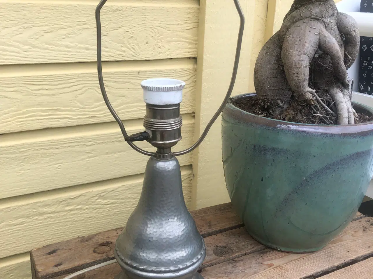 Billede 1 - Tin lampe