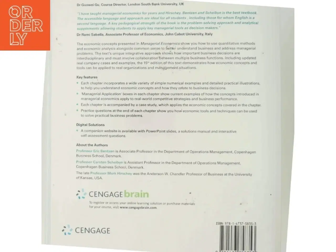 Billede 3 - Managerial economics (Bog)
