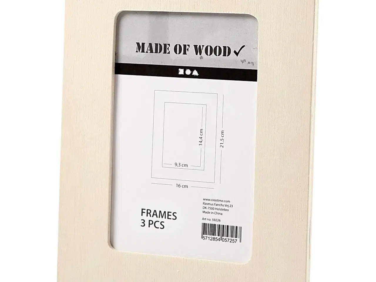 Billede 1 - Ramme, str. 16x21,5x0,8 cm, 3stk./ 1 pk.