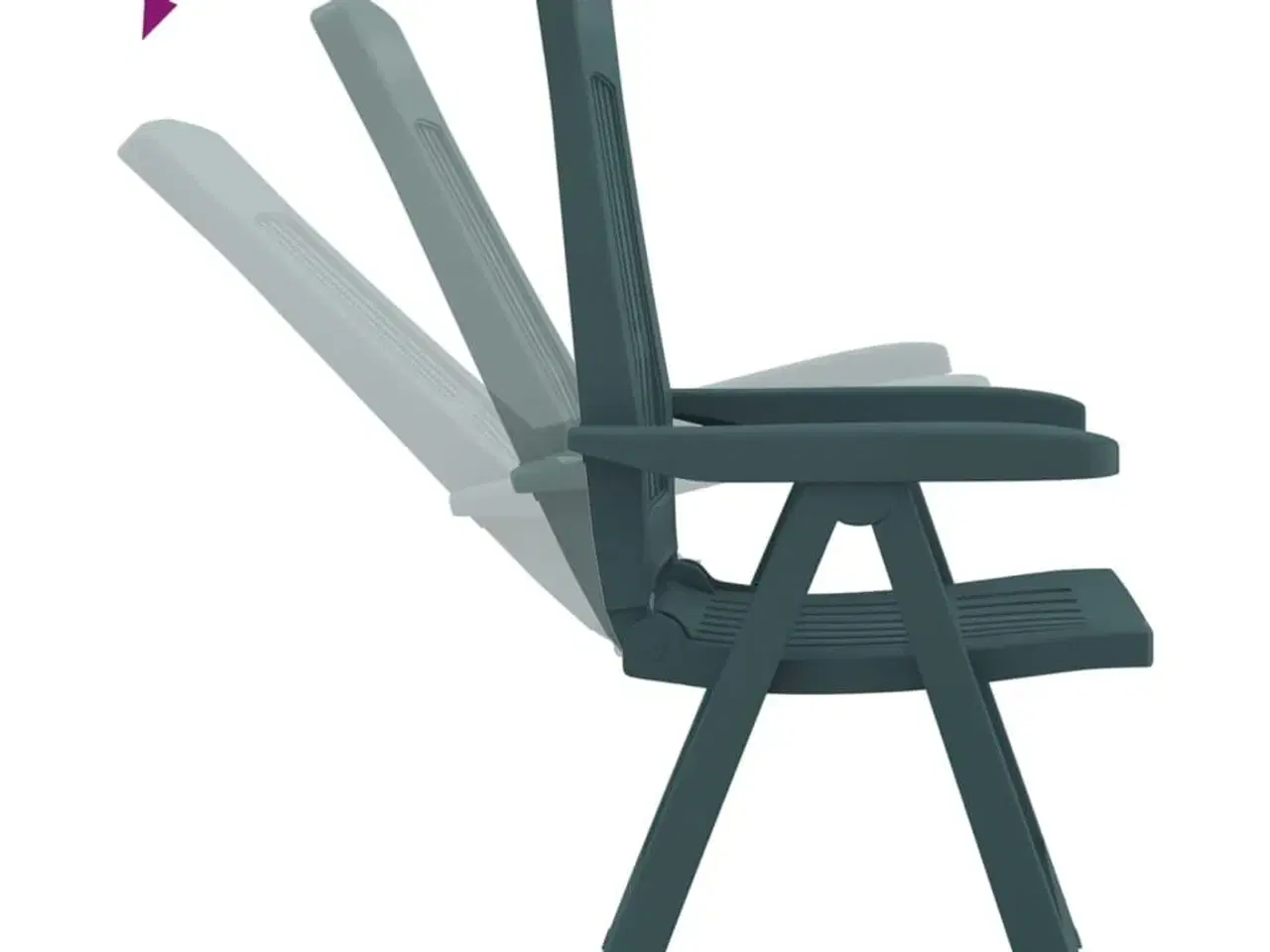 Billede 7 - Positionsstole 2 stk. PP grøn