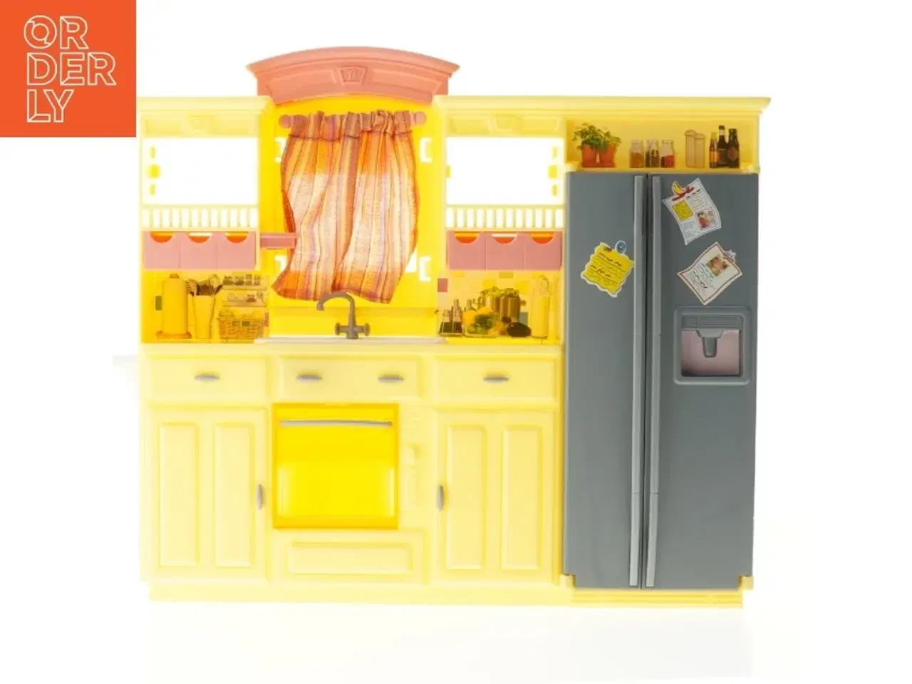 Billede 1 - Barbie dukkekøkken (str. 32x29 cm)