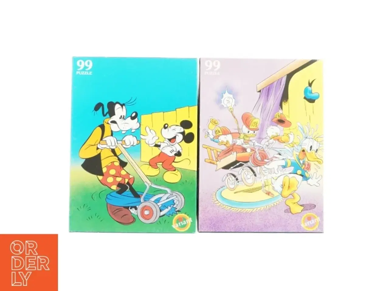 Billede 1 - 2 puslespil med 90 brikker fra Disney