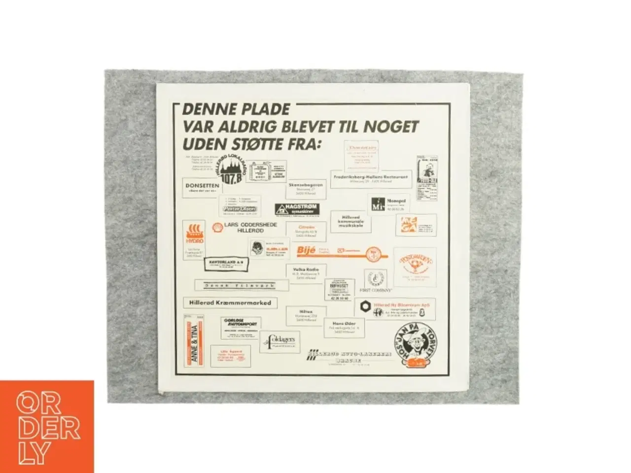 Billede 2 - Det andet Orkester vinylplade
