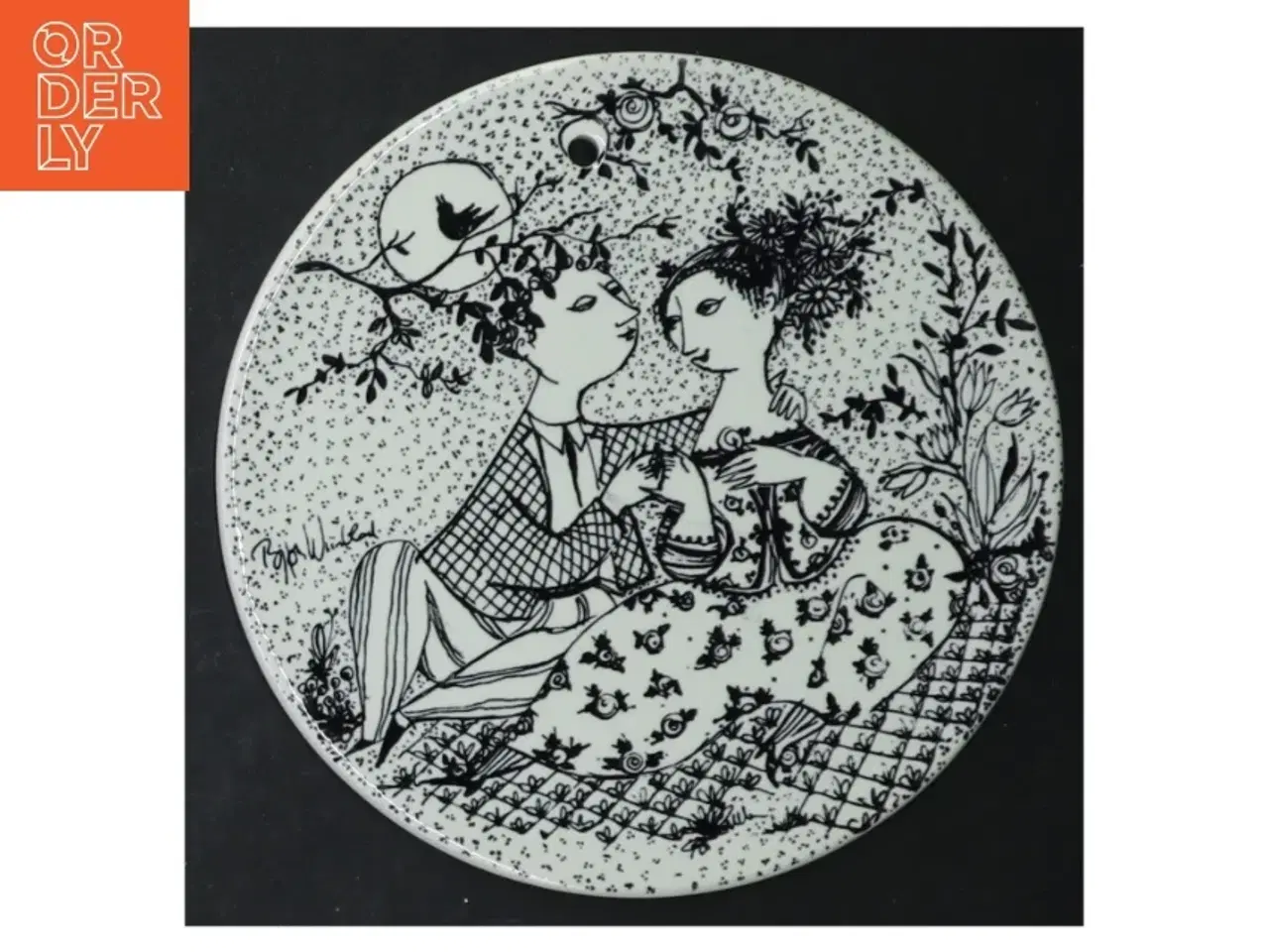 Billede 8 - Nymølle Bjørn Wiinblad månedsvægplatter fra Nymlle (str. Ø. 15 cm. 6 styk)