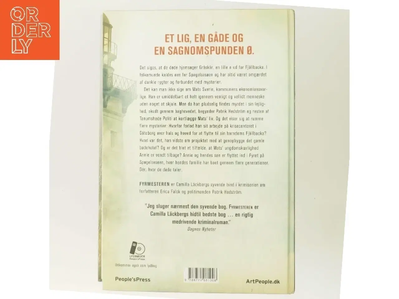 Billede 3 - Fyrmesteren : kriminalroman (Klassesæt) af Camilla Läckberg (Bog)