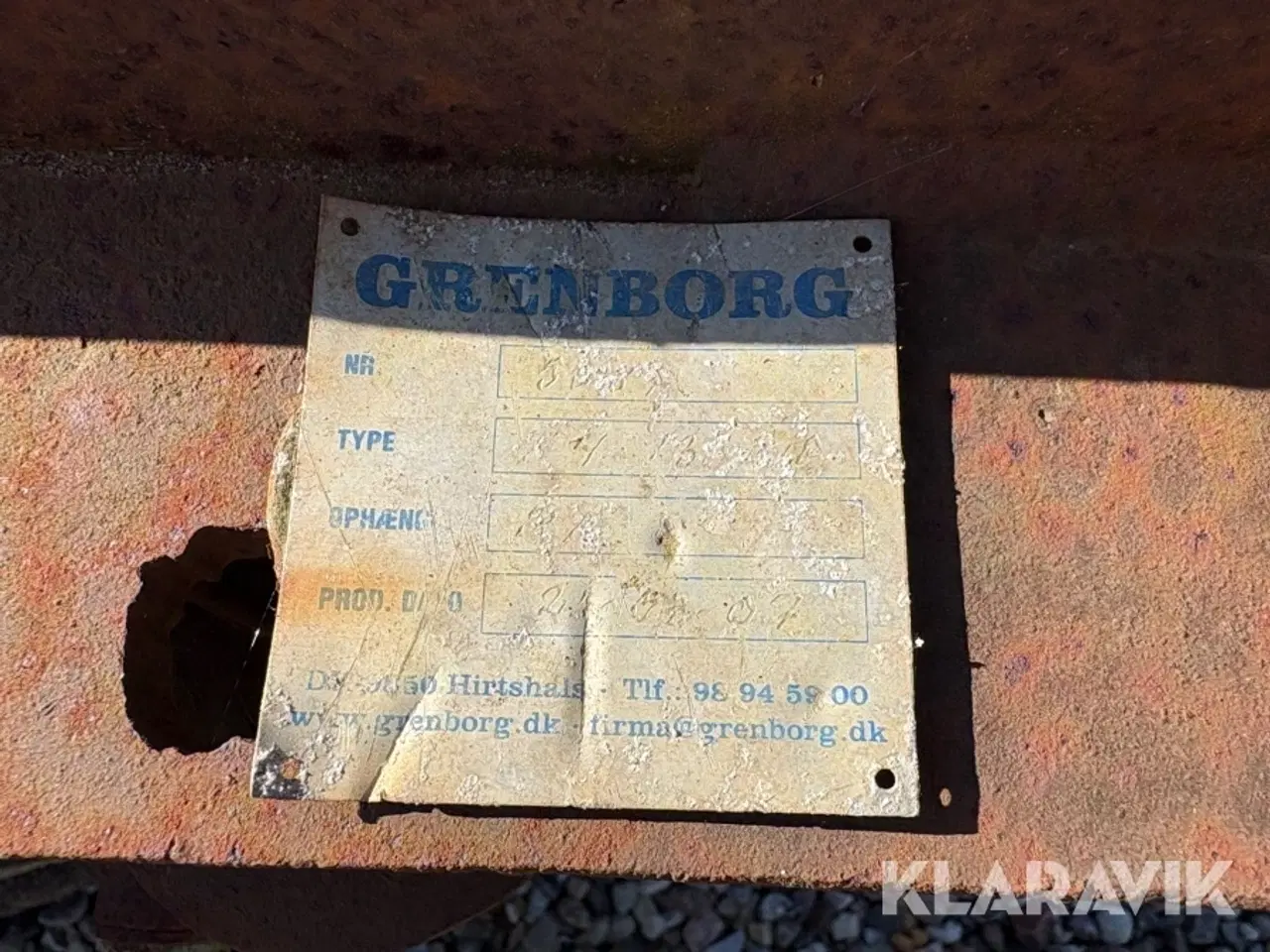 Billede 12 - Hydraulisk planerskovl Grenborg