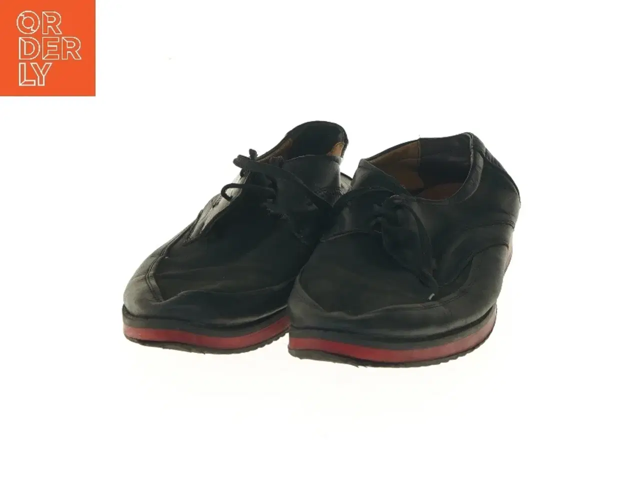Billede 3 - Sort herresko med rød sål, str. 44 fra De Costa (str. 44 )