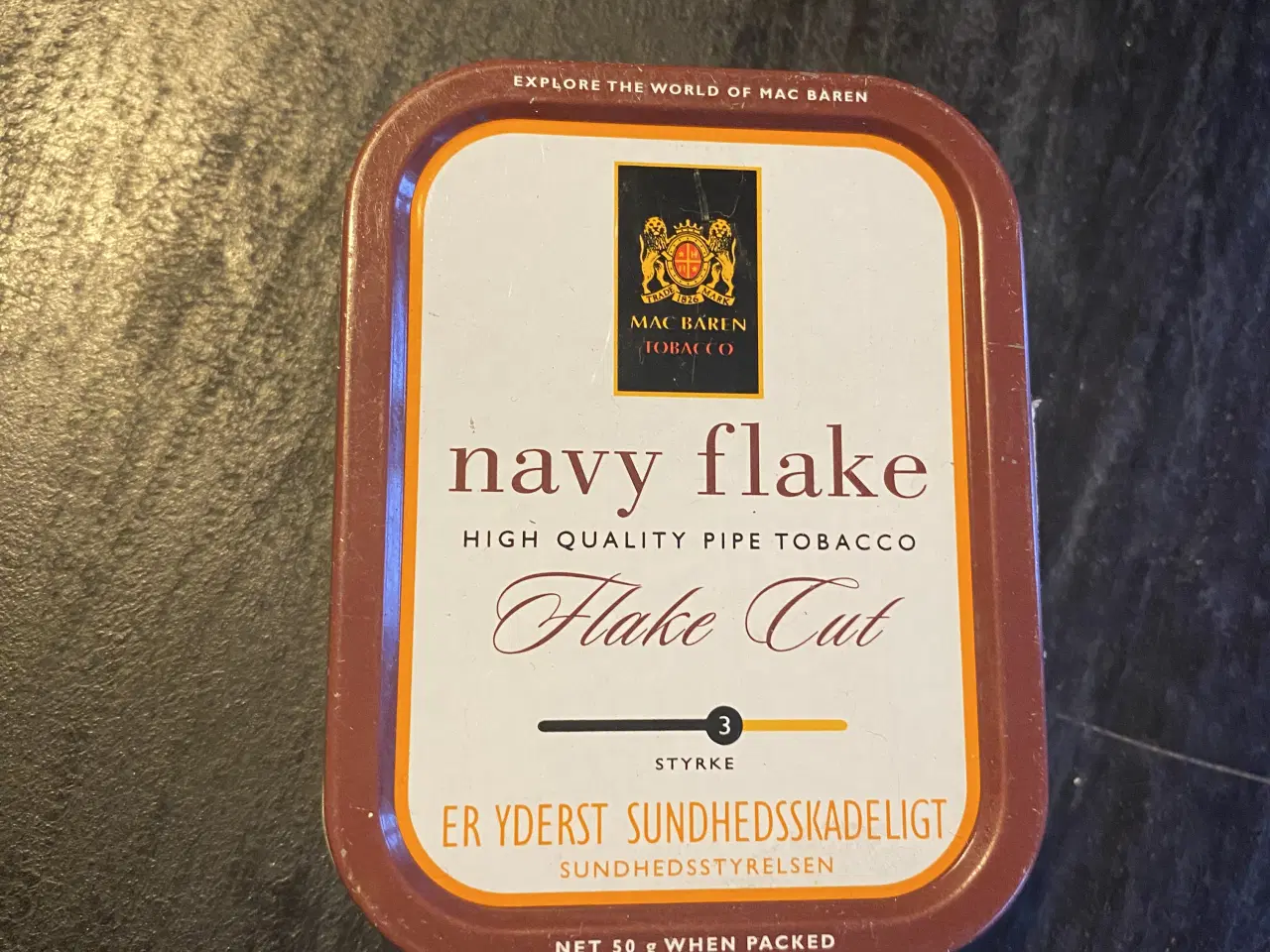 Billede 1 - Retro dåse navy flake 