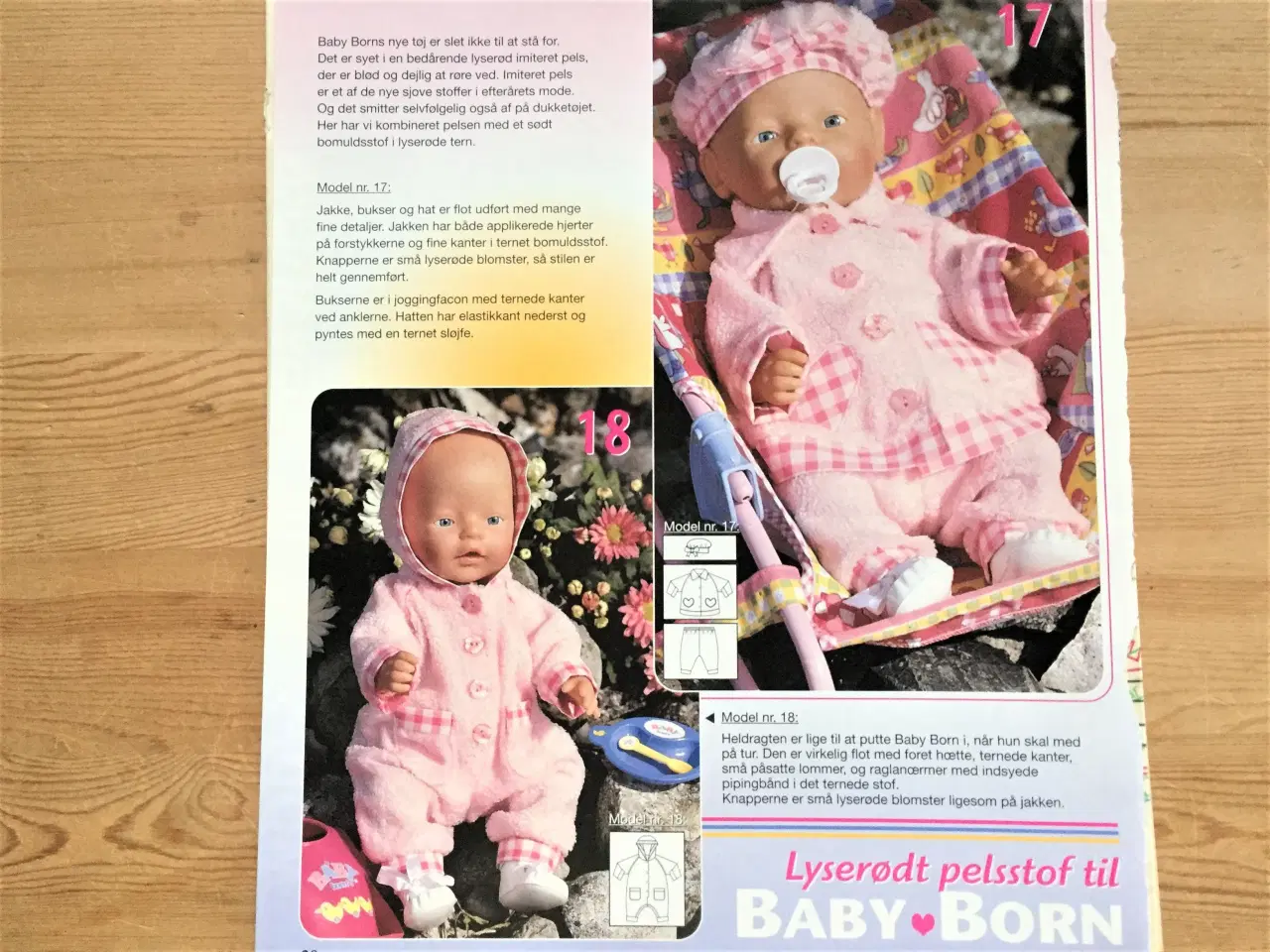 Billede 1 - Mange opskrifter på Baby Born tøj