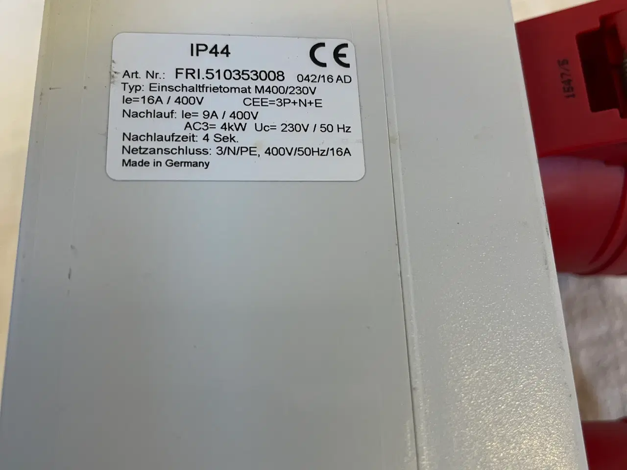 Billede 4 - Startautomatik ALV 10, Automatisk start-stik ALA1